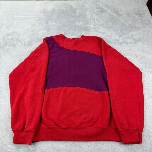 Nike Rework Red/Purple Sweater Men's Size M (Fits a side down) - Picture 5 of 11